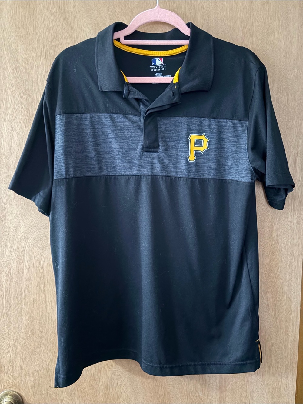 Genuine Merchandise Black and Yellow Pittsburgh Pirates Polo
